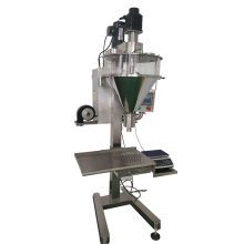 Side Open Hopper Semi Automatic 500g Spice Powder Filling Machine with Screw Feeder/Manual Small Auger Powder Filler